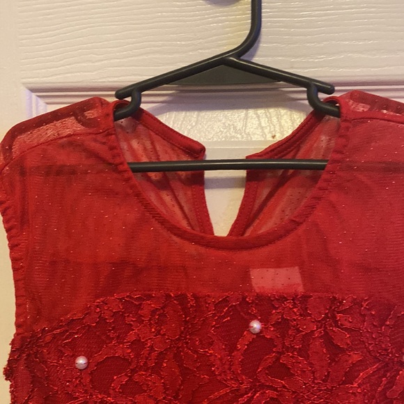 NANETTE KIDS - FULL RED DRESS - Picture 4 of 6